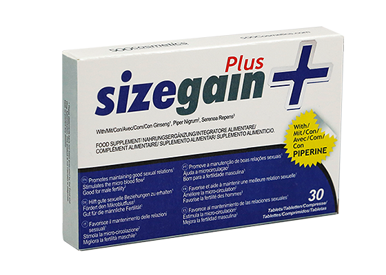 Pillole per allungare il pene SizeGainPlus